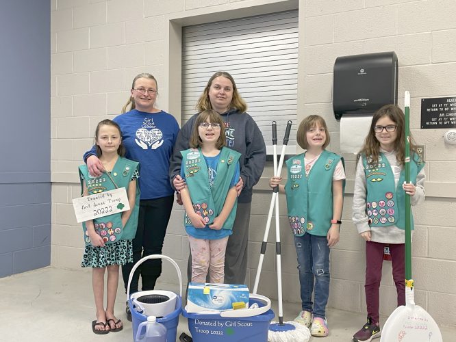 Girl Scouts Donate Cleaning Supplies To Community Center News, Sports
